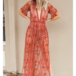 Beautiful New Orange Dress from DressUp